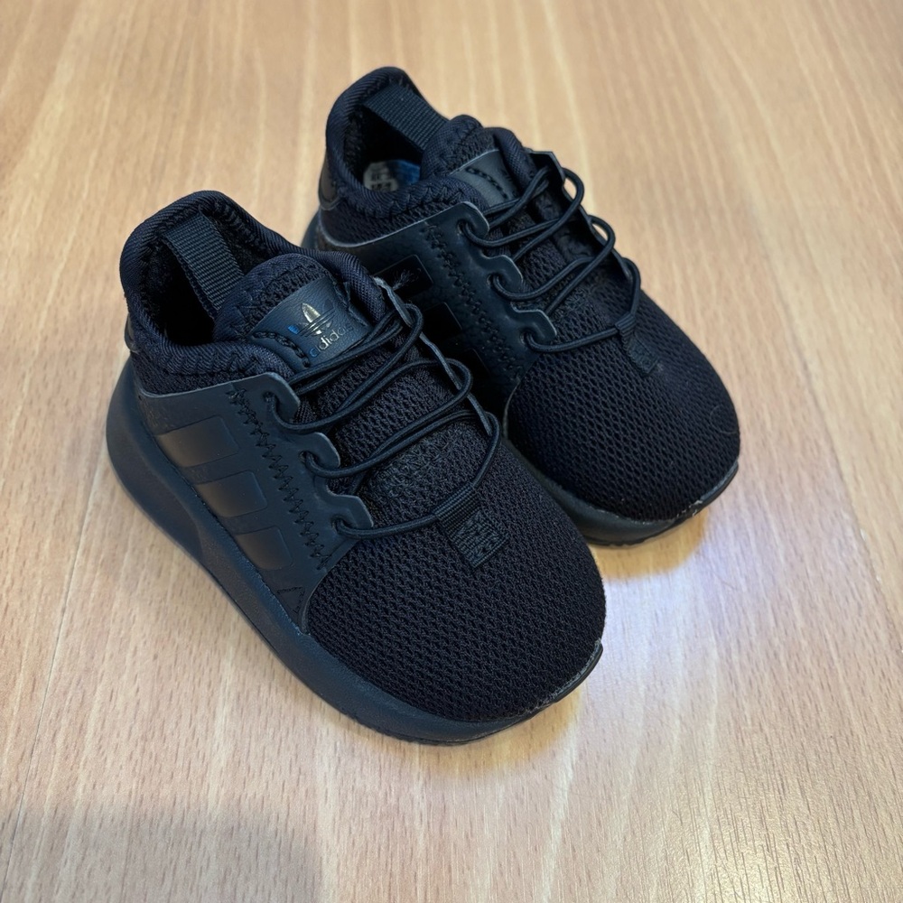 Adidas Black Ortholite baby/toddler Sneakers